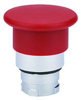 Ex9PB Series Non-Illuminated 40 Millimeter (mm) Diameter Red Mushroom Replacement Head