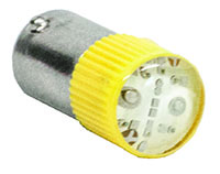 Ex9PB Series White 6 Volt (V) Alternating Current (AC)/Direct Current (DC) Voltage Light Emitting Diode (LED) Replacement Lamp