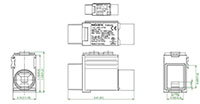 Bottom Feed Terminal (FD50) - Dimensions