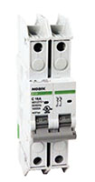 B1H Series DIN Rail MCB; 0.5 A; C Curve (5-10 in.) (B1H2B0.5R)