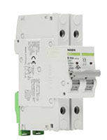 B1N Series 2-Poles, 0.5 Ampere (A) Rated Current Miniature Circuit Breaker (B1N2B0.5)