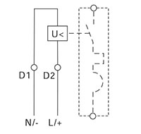 240 Volt (V) Alternating Current (AC) Voltage UL 1077 Under-Voltage Trip (UVT) (UVT31UA)