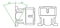 Ex9CS/Ex9CSR Series 6 to 12 Ampere (A) Current Miniature IEC Contactors - Mounting Positions