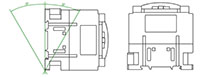 Ex9C/Ex9CR Series 40 to 100 Ampere (A) Current Standard IEC Contactors - Mounting Positions