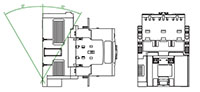 Ex9C/Ex9CR Series 115 to 1,000 Ampere (A) Current Standard IEC Contactors - Mounting Positions