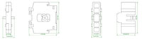 Ex9CS/C Series Mechanical Interlock (MIT42UL) - Dimensions