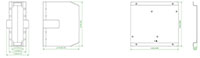 Ex9CS/C Series Mechanical Interlock (MIT44UL) - Dimensions