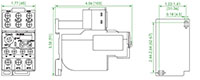 Ex9R Series 38 Ampere (A) Current Thermal Overload Relays - Ex9R38+AD56