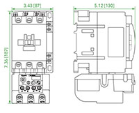 Ex9R Series 100 Ampere (A) Current Thermal Overload Relays - Ex9R100+Ex9C80~100