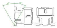 Ex9CMS/Ex9CMR Series 6 to 12 Ampere (A) Current Miniature IEC Contactors - Mounting Position