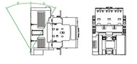 Ex9CDS Series 115 to 630 Ampere (A) Current Standard IEC Contactors - Mounting Position