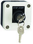 Ex9PB Series 1-Hole Stop/Start Rotary Key Enclosure