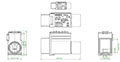 Bottom Feed Terminal (FD50) - Dimensions