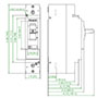 Ex9M1N Series MCCB; Thermal-Magnetic Trip Unit (M1N15T1) - Dimensions