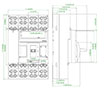 Ex9M6S Series MCCB; Unprotected Neutral; Thermal-Magnetic Trip Unit (M6S800E4) - Dimensions