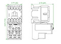 Ex9R Series 12 Ampere (A) Current Thermal Overload Relays - Ex9R12+Ex9CS06~12