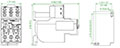 Ex9R Series 38 Ampere (A) Current Thermal Overload Relays - Ex9R38+AD56