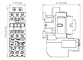 Ex9R Series 38 Ampere (A) Current Thermal Overload Relays - Ex9R38+Ex9C09~18