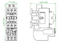 Ex9R Series 38 Ampere (A) Current Thermal Overload Relays - Ex9R38+Ex9C25~38