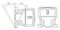 Ex9CMS/Ex9CMR Series 6 to 12 Ampere (A) Current Miniature IEC Contactors - Mounting Position