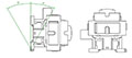 Ex9CDS/Ex9CDR Series 9 to 32 Ampere (A) Current Standard IEC Contactors - Mounting Position