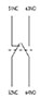 Ex9CD/CM Series 1 Normally Open (NO) + 1 Normally Closed (NC) Front Mount Auxiliary Contactor (AXB11) - Wiring Diagram